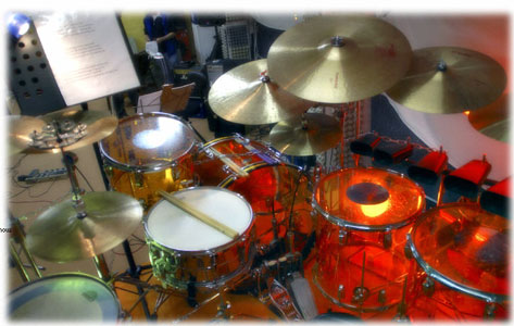 Ludwig Vistalite amber